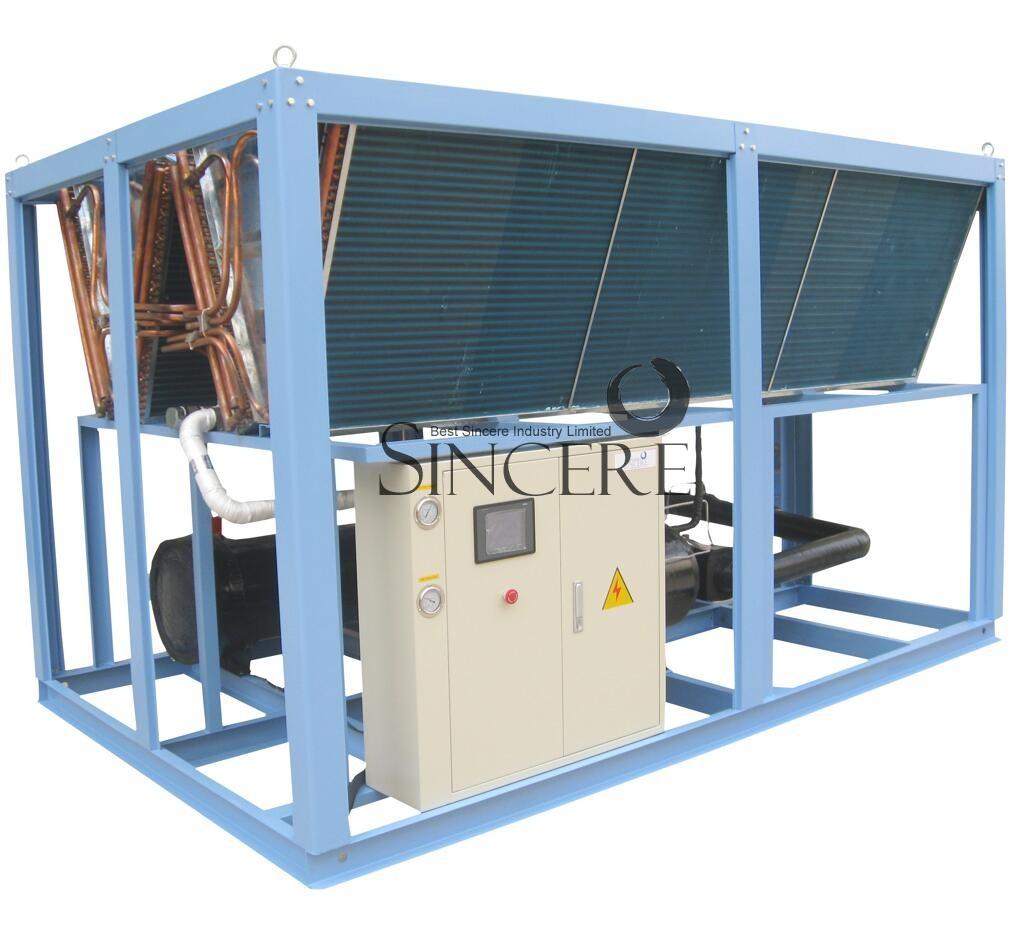 Air cooled screw chiller