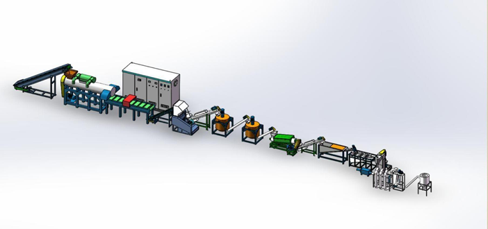 PET塑料瓶清洗回收线